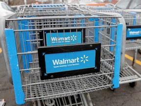 Walmart Inc's first-quarter U.S. comparable sales rose 10 per cent.