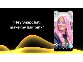 With Snapchat's new Voice Scan feature--powered by Houndify--users can quickly find the right Lens just by asking