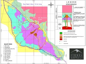 Figure 1: Cusi Project NE-SW System Area