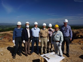 Japan Gold’s executive team touring Japanese mining operations.