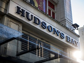 A Hudson's Bay store in downtown Vancouver.