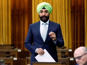 Canada's Minister of Innovation, Science and Industry Navdeep Bains.