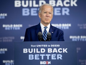 Polls show President Donald Trump behind Democratic rival Joe Biden.