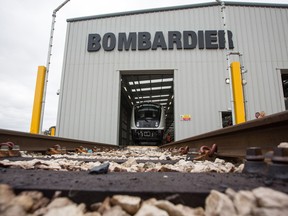 A Bombardier warehouse in the U.K.