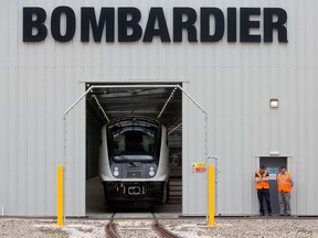 A Bombardier rail production site in Derby, U.K.