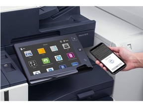 The tablet-like user interface allows for easy, familiar interaction or the user can choose to print from their mobile devices.