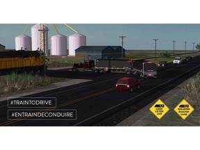 No harvest is worth your life: new VR-based driver-training video gets farmers behind the "wheel" to test their rail-safety knowledge.