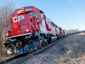Canadian Pacific's total carloads, the amount of freight loaded into cars during a specified period, declined 12 per cent.