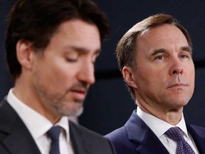 Prime Minister Justin Trudeau and finance minister Bill Morneau.