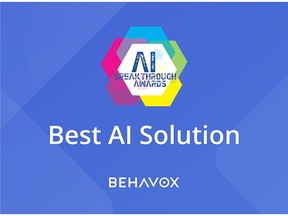 Behavox awarded "Best AI Solution"