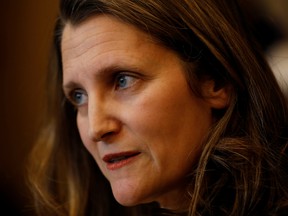 Deputy Prime Minister Chrystia Freeland has threatened to hit back if Donald Trump goes ahead with punitive duties on Canadian aluminum this weekend.