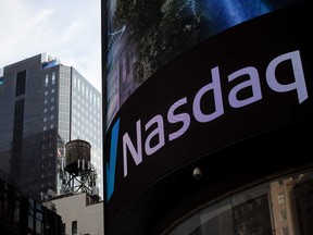 The Nasdaq index up 22 per cent so far this year.