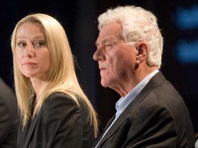 Belinda Stronach and Frank Stronach at a Magna AGM in 2010. Neither Stronach has any current involvement with the operations of Canada's largest car-parts maker.