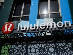 A Lululemon store in Santa Monica, California.