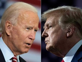This November, when Democrat Joe Biden, left, and Republican Donald Trump face off in the polls, there could be half a dozen or more electoral snafus at the same time, which could muddy the results for weeks.