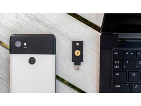 The YubiKey 5C NFC is the world's first security key with both USB-C and near-field communication (NFC).