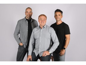 Left to right: Co-Founders Kevin Hinton, Brad Liski and Ryan McKenzie
