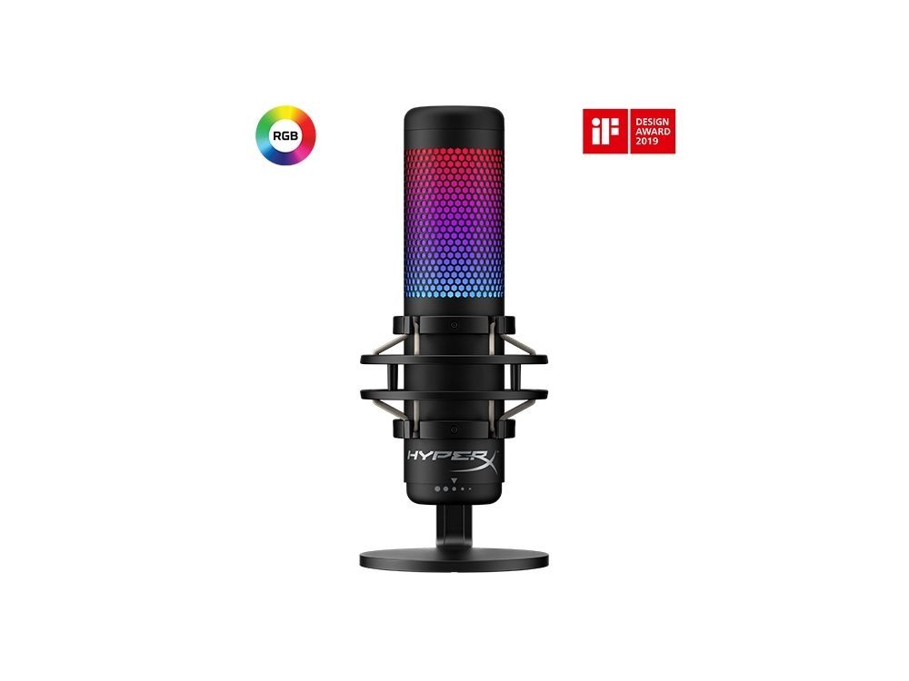 HyperX Releases QuadCast S USB Microphone With Dynamic RGB