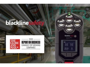 Blackline Safety places No. 145 on Canada's Top Growing Companies ranking