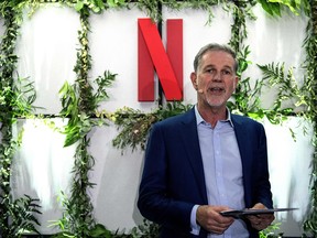 Co-founder and director of Netflix Reed Hastings in January 2020.