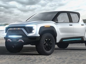 Nikola's debut electric pickup, called the Badger.