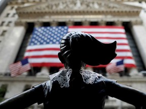 Wall Street surged at the open on Monday following the longest weekly losing streak in a year for the S&P 500 and the Dow.