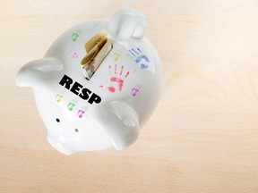 An RESP is a tax-deferred savings plan that allows parents to contribute up to $50,000 per child toward saving for post-secondary education.