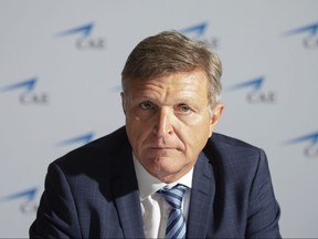 Marc Parent, chief executive officer of CAE Inc., in Montreal.