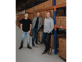 Left to right: Co-Founders Ryan McKenzie, Kevin Hinton and Brad Liski