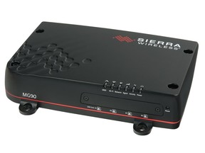 Sierra Wireless AirLink MG90 5G, the industry's first multi-network 5G vehicle networking solution that provides secure, always-on mobile connectivity for mission-critical first responder, field service and transit applications