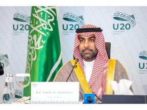 U20 Chair H.E. Fahd Al-Rasheed at the U20 Mayors Summit