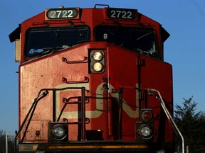 Canadian National Railway Co on Tuesday reported a 17.6 per cent fall in quarterly profit.