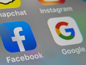Google and Facebook’s share of the digital advertising market in Canada is estimated to be more than 75 per cent, the report says, giving the tech giants outsized power.