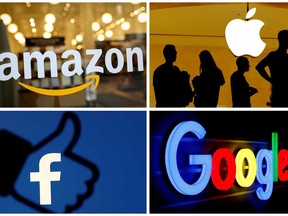 Earnings from some of the biggest tech companies disappointed investors concerned a slowing economy will damp profit.