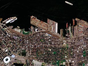 An image of Vancouver taken from the UrtheCast satellite.