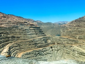 The Candelaria copper mine in Chile.