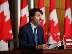 Prime Minister Justin Trudeau. Canada will have the distinction of running the largest deficit among all countries — advanced, emerging and developing — at 19.9 per cent of GDP.
