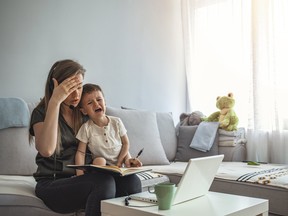 Even women who can work from home are throwing in the towel after seven months of juggling paid work and full-time but unpaid childcare and home-schooling.