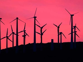 A wind farm near Palm Springs, California.