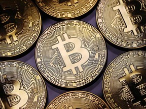 Bitcoin, the world's most popular cryptocurrency, was last up 3 per cent at US$18,918, near its all-time record of US$19,666. Bitcoin has gained almost 40 per cent in November alone and is up around 160 per cent this year.