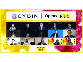 Cybin Inc., a leading Toronto-based biotech and life sciences company focused on psychedelic pharmaceutical therapies, participates in a digital market open to celebrate its debut on the global public markets today. Cybin is now trading on the NEO Exchange under the symbol NEO:CYBN.