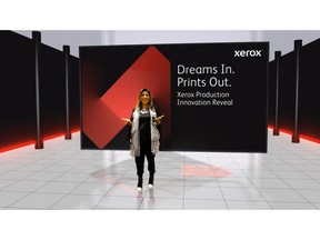 Innovation champion, Bindi Karia hosted the Xerox Production Innovation Reveal