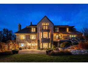 Headed to auction on November 30: Kingsdown Manor, a modern-European estate home in one of Canada's most exclusive communities near Calgary, Alberta. This private gem features stunning mountain views and close access to world-class outdoor activities.