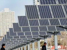 Chinese subsidized companies account for a third of solar energy capacity.