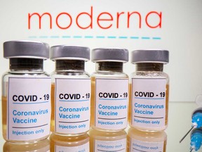 Moderna Inc. plans to request clearance for its coronavirus vaccine in the U.S. and Europe on Monday.