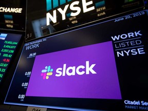 Slack Technologies Inc shares soared Wednesday.