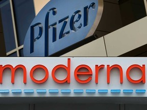 Futures tracking the S&P 500 and the Dow rose on Monday after Moderna Inc said its experimental vaccine was 94.5% effective in preventing COVID-19, a week after Pfizer Inc reported positive results from its own late-stage trial.