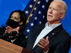 Democratic Party nominee Joe Biden has a path to victory in the U.S. election.