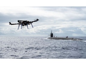 Skyfront Perimeter UAS resupplies submarine