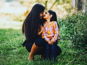 Nazia Shahrin, RBC, and her daughter Aleesa.